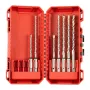 Milwaukee SDS Plus M2 Zestaw wierteł udarowych, 7 sztuk (5, 6, 8 x 110 mm; 6, 8, 10, 12 x 160 mm)