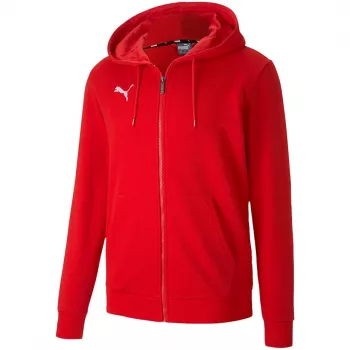 PUMA teamGOAL 23 Casuals Bluza z kapturem czerwona 656708 01