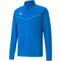 PUMA teamRISE Kurtka treningowa poliestrowa junior Peacoat-Puma White rozmiar S