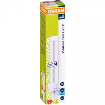 Osram DULUX D 26W/865 G24d-3 Kompaktowa lampa fluorescencyjna, światło dzienne biała, 1800 lm, 2-pin