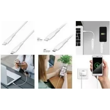 LogiLink USB 2.0 Kabel, USB-C do Micro USB-B, 3 m, Biały
