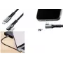 LogiLink USB 3.2 Gen 2 USB-C na USB-C kabel kątowy, 0,5 m, 10 Gb/s, 100 W PD, wideo 4K, czarno-szary (CU0270)