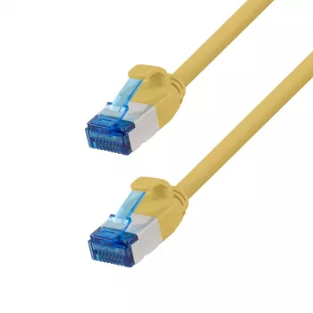 LogiLink SlimLine Cat.6A S/FTP LSZH Patch Cable, Żółty, 20 m