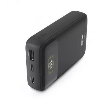 Hama Power Pack PD10 20W 10000 mAh Power Bank, USB-C, USB-A, antracyt