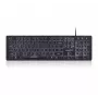 Perixx PERIBOARD-317 Przewodowa klawiatura z podświetleniem, czarna, 105 klawiszy QWERTY, białe LED, USB