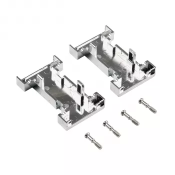 EFB ELEKTRONIK EB0909MV2 Metalizowana pusta obudowa interfejsu, 1-port Keystone, srebrna
