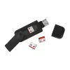 LogiLink AU0054 Blokada portu USB-A z 1 kluczem i 4 zamkami, wersja podróżna, czarna