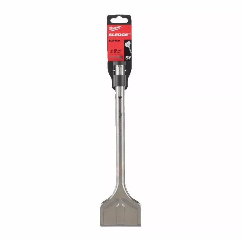 MILWAUKEE SDS-MAX Szerokie Dłuto Samoostrzące 80mm x 300mm