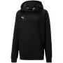 PUMA teamGOAL 23 Casuals bluza z kapturem Jr - Puma Black