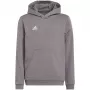 adidas Entrada 22 Hoody Bluza dziecięca Szary 116 cm