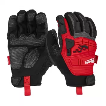Milwaukee M/8 Wzmocnione Rękawice Robocze - Poziom cięcia C, Powłoka nitrylowa, Czarno-czerwone
