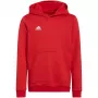 adidas Entrada 22 Bluza z kapturem dla dzieci Czerwona 164 cm