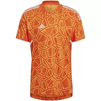 Koszulka bramkarska ADIDAS Condivo 22 Men's z krótkim rękawem, kolor Solar Orange, HB1621