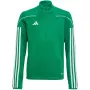 adidas Tiro 23 League Training Top Dziecięca bluza Zielony IB8473 116cm