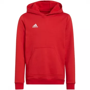 adidas Entrada 22 Hoody Bluza dziecięca z kapturem Czerwony 140cm