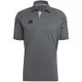 adidas Tiro 23 Competition Polo T-Shirt Grey Four/Czarny HU1344 S