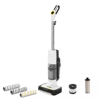 Kärcher SCV 4 Deluxe Select Parownica z 2-stopniową regulacją pary, zbiornik 1,3 L, 2000 W, dysza podłogowa EasyFix, ciągłe dolewanie wody