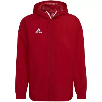 Kurtka adidas męska Entrada 22 All-Weather czerwona IK4009