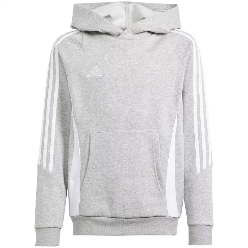 adidas Tiro 24 Bluza z kapturem Junior Szary 164 cm