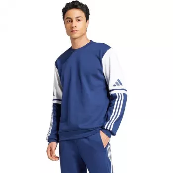adidas Squadra 25 Sweat Crew Blu Granatowy Męski Rozpinany Sweter Rozmiar L