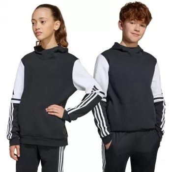 adidas Squadra 25 Bluza z kapturem dla dzieci Czarna 116cm