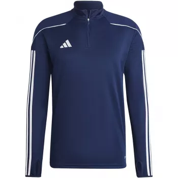 adidas Tiro 23 League Top treningowy granatowy, męski, slim fit, półzamek, długi rękaw HS7229 M