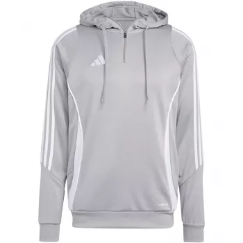adidas Tiro 24 Training Hooded średnioszary melanż IR7551