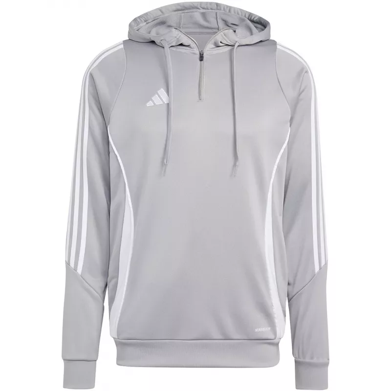adidas Tiro 24 Training Hooded średnioszary melanż IR7551