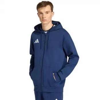 Bluza adidas męska Entrada 26 z pełnym zamkiem, granatowa, M