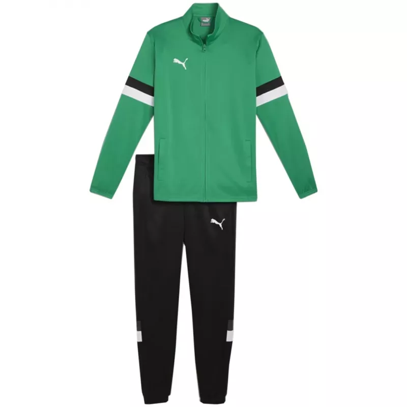 Dres męski PUMA Team Rise w kolorze Pepper Green i Puma Black, rozmiar S