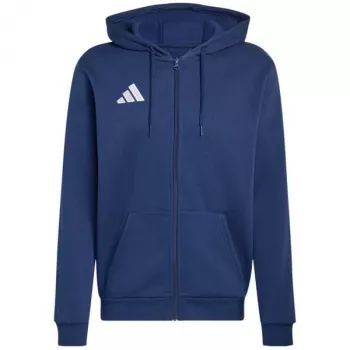 adidas Entrada 26 Bluza z kapturem pełny zamek Męska Granatowa XL