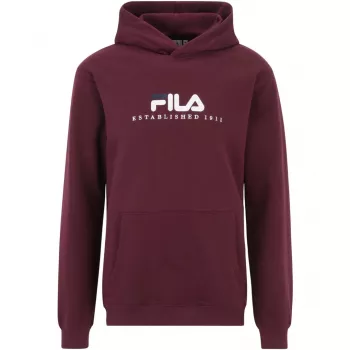 FILIPEK Fila Brunssum Męska bluza bordowa FAU0145 40107 S