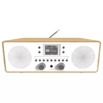 Reflexion HRA21DAB+ Biały Radio pod szafką DAB+ FM z odtwarzaczem CD, podwójnym budzikiem, pilotem