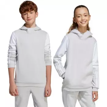 adidas Squadra 25 Bluza z kapturem dla dzieci Szara JD4808 140cm