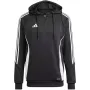 adidas Tiro 24 Treningowa bluza z kapturem męska czarna IJ9957