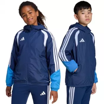 adidas Tiro 26 Competition All Weather Kurtka dziecięca Niebieska 152 cm