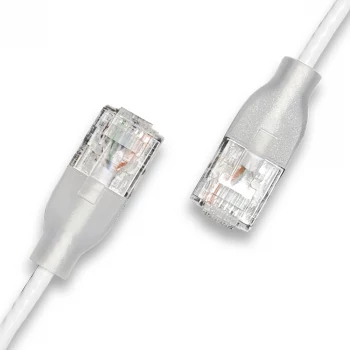 WANTEC eGlow UTP CAT6a Kabel krosowy, 0,5 m, biały