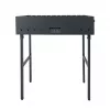 ŠAŠLYKINĖ MG-2 TexasClub Grill Węglowy BBQ 70x30x17 cm Czarny