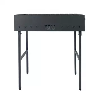 ŠAŠLYKINĖ MG-2 TexasClub Grill Węglowy BBQ 70x30x17 cm Czarny