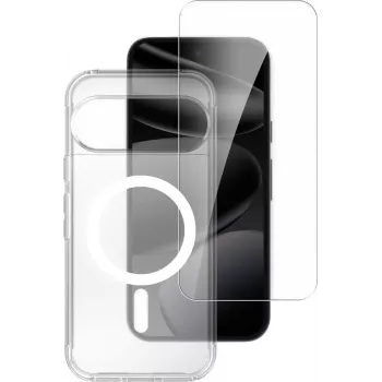 4smarts 360° Premium Protection Set do Google Pixel 11 / 11 Pro – Szkło hartowane i przezroczyste etui TPU