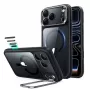 ESR Classic Hybrid Kickstand MagSafe Case do iPhone 17 Pro / 18 Pro Clear/Black