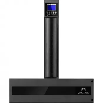 PowerWalker VFI 6000 RTG PF1 6000 VA Online Podwójna konwersja UPS - Rack/Tower, 2x IEC C19 Gniazda, czysta fala sinusoidalna