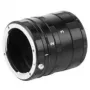 Walimex Zestaw pierścieni pośrednich makro do Nikon F-Mount – 12mm, 20mm, 36mm tuleje przedłużające z kontaktami elektronicznymi