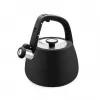 Czajnik na kuchenkę MEO Maestro 2,5 l, matowa czerń, stal nierdzewna, z gwizdkiem MR-1318-BLACK