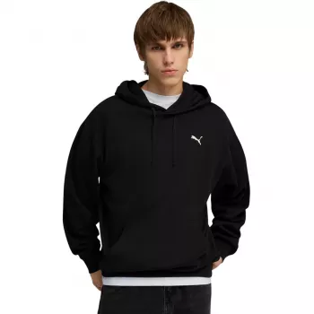 Puma ESS Elevated Relaxed Hoodie Męski Czarny XL