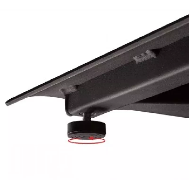 B-TECH AV SYSTEM X - Uniwersalny stojak podłogowy do płaskich ekranów (VESA 600 x 400) - 1,8 m