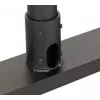 B-TECH AV SYSTEM X - Uniwersalny niski wózek pod płaski ekran (VESA 600 x 400) - 0.75m słupki Ø50mm