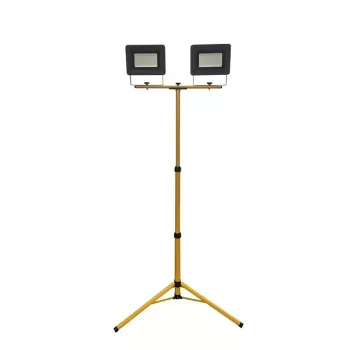 Naświetlacz LED na statywie 2x50W 8500lm IP65 Cool White