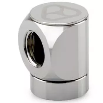 Thermal Grizzly DeltaMate Rotary 90° Żeńsko-Żeński Adapter G1/4, Nikiel Połysk
