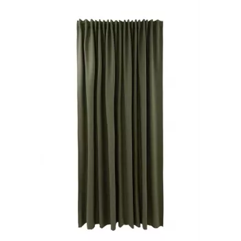 Bari W3630-5057 Zielona zasłona z przelotkami 260x280 cm